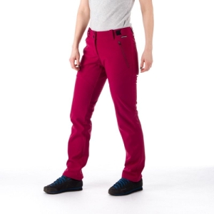 Dámske turistické zateplené nohavice - NORTHFINDER-ALESSANDRA-510-cherry Ružová XL 1
