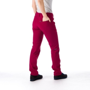 Dámske turistické zateplené nohavice - NORTHFINDER-ALESSANDRA-510-cherry Ružová XL 3