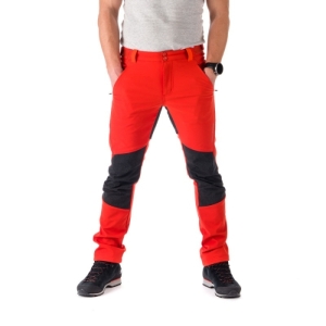 Pánske turistické zateplené nohavice - NORTHFINDER-TROY-361-redblack Červená XL 1