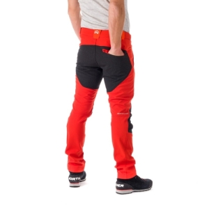 Pánske turistické zateplené nohavice - NORTHFINDER-TROY-361-redblack Červená XL 3
