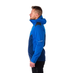 Pánska turistická softshellová bunda - NORTHFINDER-DYLAN-387-blueblue Modrá XXL 2