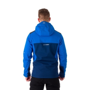 Pánska turistická softshellová bunda - NORTHFINDER-DYLAN-387-blueblue Modrá XXL 3