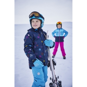 Chlapčenské lyžiarske nohavice - COLOR KIDS-Ski pantsw. pockets, AF 10.000, blue Modrá 164 2