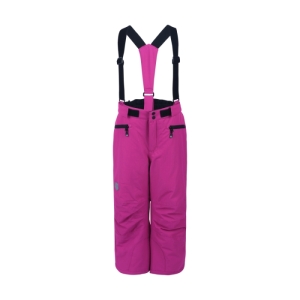 Dievčenské lyžiarske nohavice - COLOR KIDS-Ski pantsw. pockets, AF 10.000, festival fuchsia Fialová 164