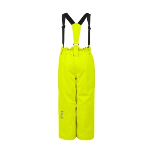 Chlapčenské lyžiarske nohavice - COLOR KIDS-Ski pantsw. pockets, AF 10.000, sulphur spring Žltá 164 1
