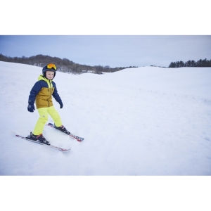 Chlapčenské lyžiarske nohavice - COLOR KIDS-Ski pantsw. pockets, AF 10.000, sulphur spring Žltá 164 2