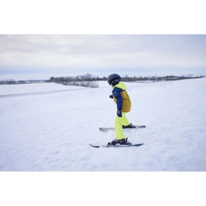 Chlapčenské lyžiarske nohavice - COLOR KIDS-Ski pantsw. pockets, AF 10.000, sulphur spring Žltá 164 3