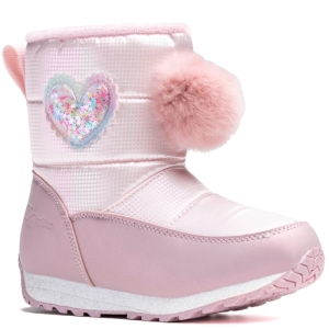 Dievčenské členkové zimné topánky - WOJTYLKO-Medda pink Ružová 34
