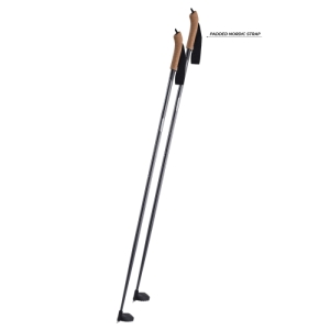 Bežkárske palice - KOMPERDELL-NORDIC PRIME Čierna 155 cm 2022 1