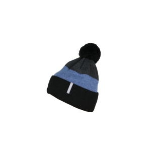 Zimná čiapka - BLIZZARD-Leogang, black/blue/grey Čierna UNI