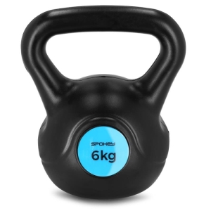 Kettlebell - SPOKEY-SCALES BASIC Kettlebell 6 kg Čierna