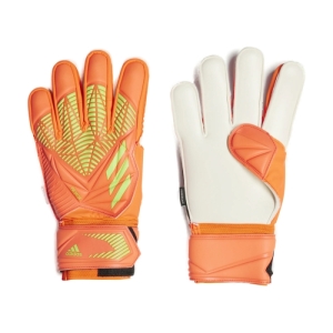 Futbalové brankárske rukavice - ADIDAS-Predator Edge Solar Red/Team Solar Green Červená 12