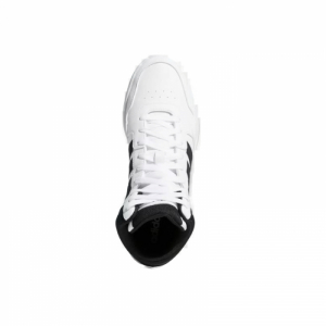 Pánska rekreačná obuv - ADIDAS-Hoops 3.0 Mid Classic Vintage black/black/white Biela 47 1/3 4