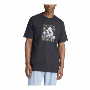 Pánske tričko s krátkym rukávom - ADIDAS-M AUGMENT WEB T-II3454-black Čierna XL