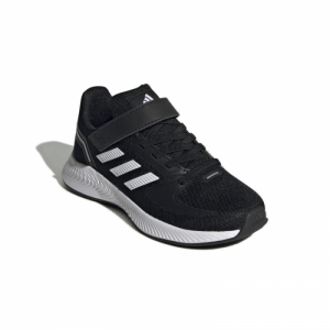 Detská športová obuv (tréningová) - ADIDAS-Runflacon 2.0 EL K core black/cloud white/silver metallic Čierna 33