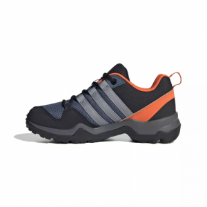Chlapčenská nízka turistická obuv - ADIDAS-Terrex AX2R wonder steel/grey three/impact orange Modrá 40 2