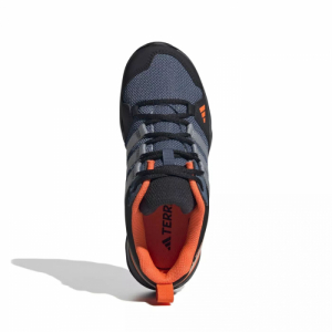 Chlapčenská nízka turistická obuv - ADIDAS-Terrex AX2R wonder steel/grey three/impact orange Modrá 40 3