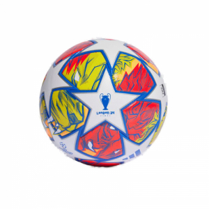 Futbalová lopta - ADIDAS-UCL LGE WHITE/GLOBLU/FLAORA Biela 5