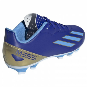 Chlapčenské futbalové kopačky outdoorové - ADIDAS-X Crazyfast Messi K FG lucid blue/blue burst/cloud white Modrá 35 4
