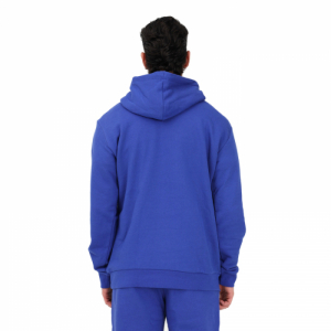 Pánska mikina s kapucňou - ADIDAS ORIGINALS-TREFOIL HOODY-Blue Modrá M 2