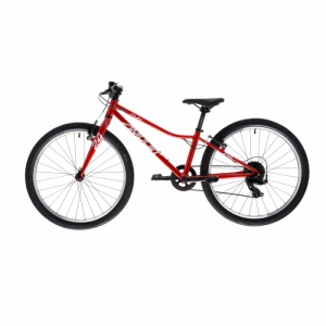 Juniorský horský bicykel - AMULET-24 Fun SH, cherry red/silver, 2023 Červená 24" 24" 3