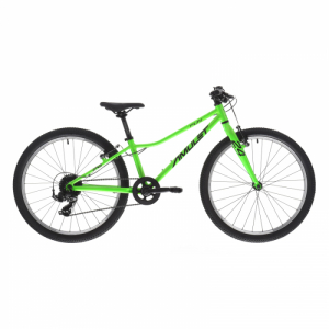 Juniorský horský bicykel - AMULET-24 Fun SH, green/black, 2023 Zelená 24" 24"