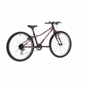 Juniorský horský bicykel - AMULET-24 Tomcat SH, royal purple/silver, 2023 Fialová 24" 24" 2