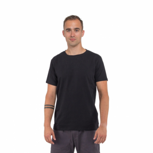 Pánske tričko s krátkym rukávom - AUTHORITY-T-BASIC_M_black Čierna S