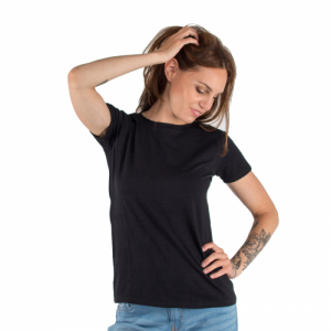 Dámske tričko s krátkym rukávom - AUTHORITY-T-BASIC_W_black Čierna S 2