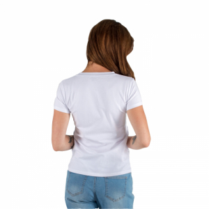 Dámske tričko s krátkym rukávom - AUTHORITY-T-BASIC_W_white Biela XL 3