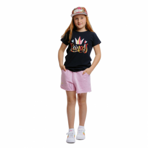 Dievčenské tričko s krátkym rukávom - AUTHORITY-T-PRINCESS G Modrá 140/146 2023