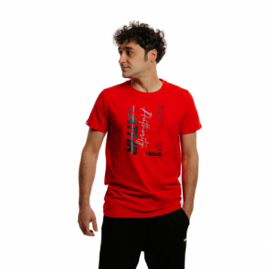 Pánske tričko s krátkym rukávom - AUTHORITY-T-STRENGHT red Červená XXL
