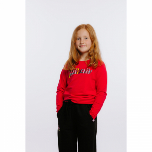 Dievčenské tepláky - AUTHORITY-TP-STYLE G wide Čierna 140/146 2024 5