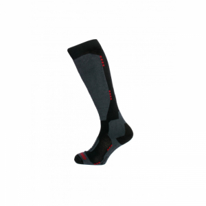 Lyžiarske podkolienky (ponožky) - BLIZZARD-Wool Performance ski socks, black/wine red Čierna 35/38
