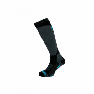 Juniorské lyžiarske podkolienky (ponožky) - BLIZZARD-Wool Sport Junior ski socks, black/blue Čierna 30/32