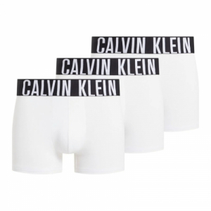 Pánske boxerky - CALVIN KLEIN-TRUNK 3PK-WHITE, WHITE, WHITE Biela M