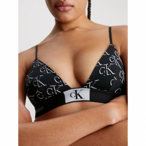 Dámska podprsenka - CALVIN KLEIN-UNLINED TRIANGLE Čierna M 2