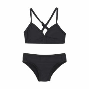 Dievčenské plavky - COLOR KIDS-Bikini, black Čierna 104