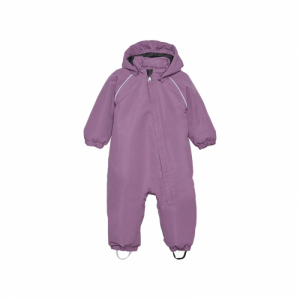 Dievčenský zimný overal - COLOR KIDS-Coverall - Solid, argyle purple Fialová
