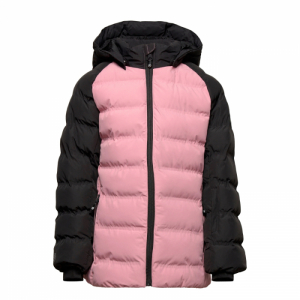 Dievčenská lyžiarska bunda - COLOR KIDS-Ski jacket quilted, AF10.000, zephyr Ružová XL