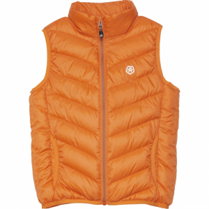 Detská vesta - COLOR KIDS-Waistcoat Quilted - Packable, orange Oranžová XL