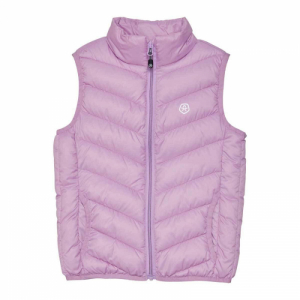 Dievčenská vesta - COLOR KIDS-Waistcoat Quilted - Packable, violet tulle Fialová XL
