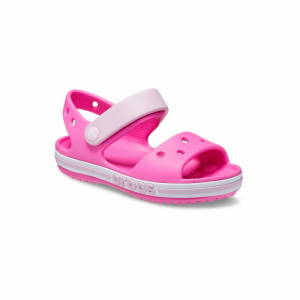 Dievčenské sandále - CROCS-Bayaband Sandal K electric pink Ružová 34/35