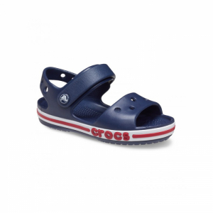 Chlapčenské sandále - CROCS-Bayaband Sandal K navy/pepper Modrá 34/35