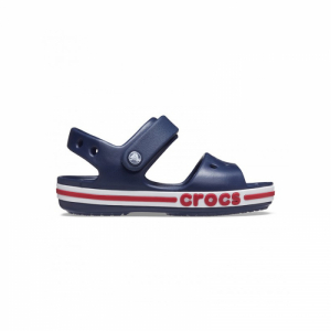 Chlapčenské sandále - CROCS-Bayaband Sandal K navy/pepper Modrá 34/35 1