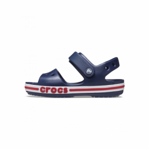 Chlapčenské sandále - CROCS-Bayaband Sandal K navy/pepper Modrá 34/35 2