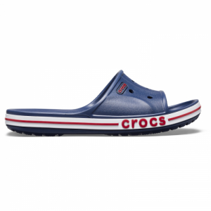 Šlapky (plážová obuv) - CROCS-Bayaband Slide navy/pepper Modrá 45/46