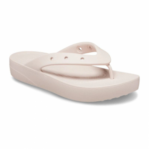 Dámske žabky (plážová obuv) - CROCS-Classic Platform Flip W quartz Ružová 42/43