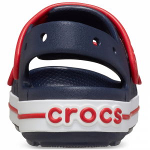 Chlapčenské sandále - CROCS-Crocband Cruiser Sandal K navy/varsity red Modrá 34/35 5