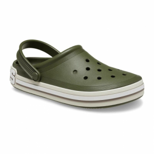 Kroksy (rekreačná obuv) - CROCS-Crocband Off Court Logo Clog army green Zelená 48/49